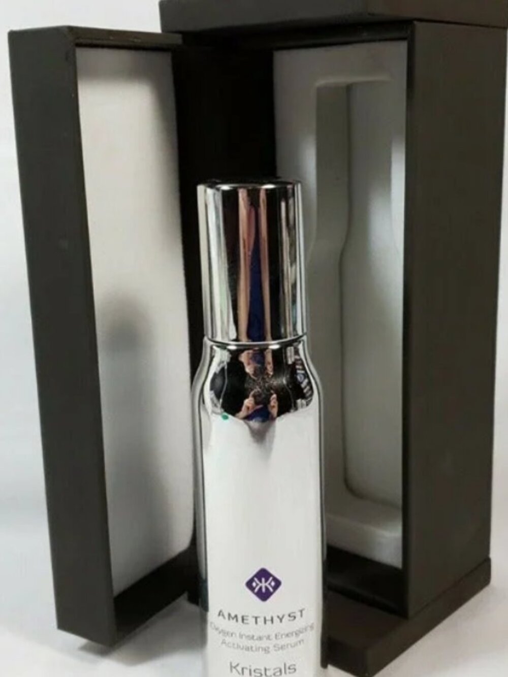 KRISTALS AMETHYST OXYGEN INSTANT ENERGIZING ACTIVATING SERUM-1.7 fl oz/50 ml-NEW